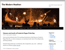 Tablet Screenshot of modernheathen.com